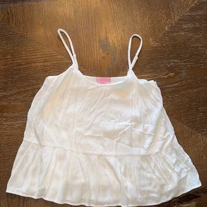 Lilly Pulitzer size xxs white lace cami